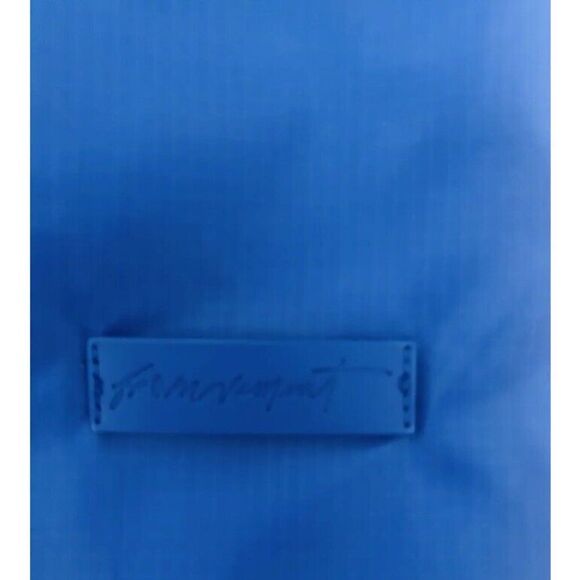 Free People FP Movement Mini Mesh Sling Bag Lupis Blue Double Bag Design NEW! - Picture 6 of 12